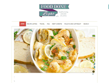 Tablet Screenshot of fooddonelight.com